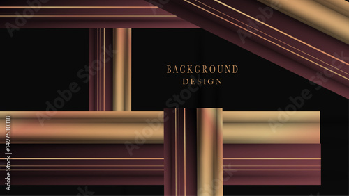 Abstract background composed of elegant shapes in soft colors