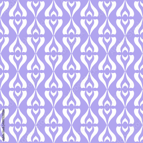 Seamless abstract pattern in vector. Abstract striped repeating background for fabric design. Cute seamless texture.