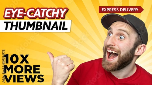 Vibrant and Eye-Catching YouTube Thumbnail