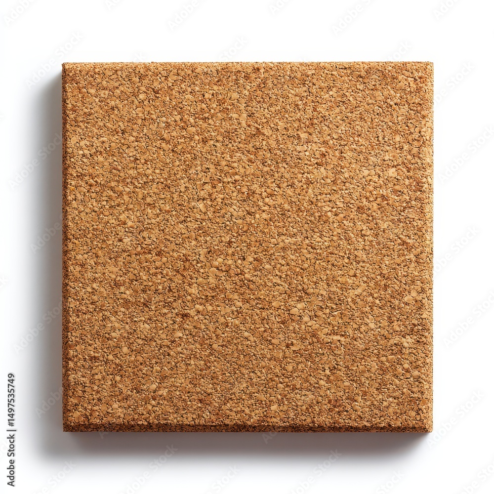 Fototapeta premium Corkboard Texture High-Resolution Photo of Brown Cork Board