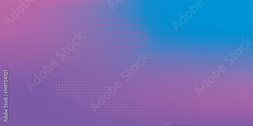 Dynamic blue to pink gradient with halftone dots, perfect for modern designs.