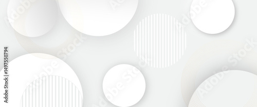 Abstract background with gray and gold circle. abstract digital hi tech concept background technology. Perfect for showcasing food or for use in kitchen and dining-related design, vector illustration.