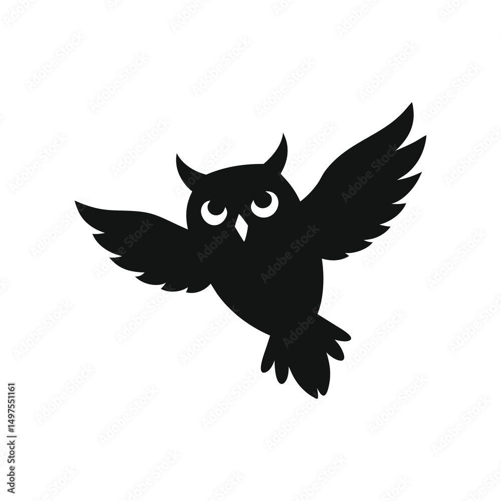 Obraz premium eagle owl vector illustration