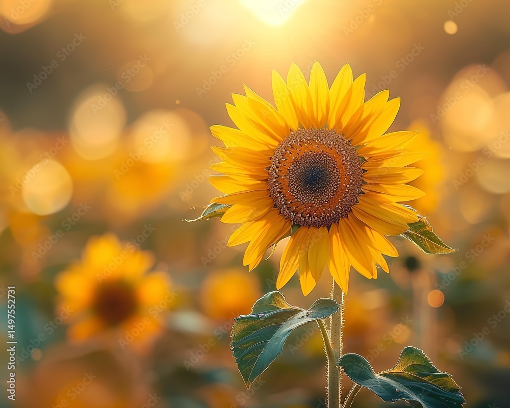 Fototapeta premium sunflower in the field