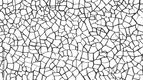 Crack of with pattern and cracks, texture background, Vector Transparent background of cracks, lines, dry cracked earth overlay texture, grunge distressed.