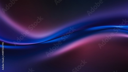 Abstract swirls of blue and purple create a mesmerizing visual experience in a dark setting at night
