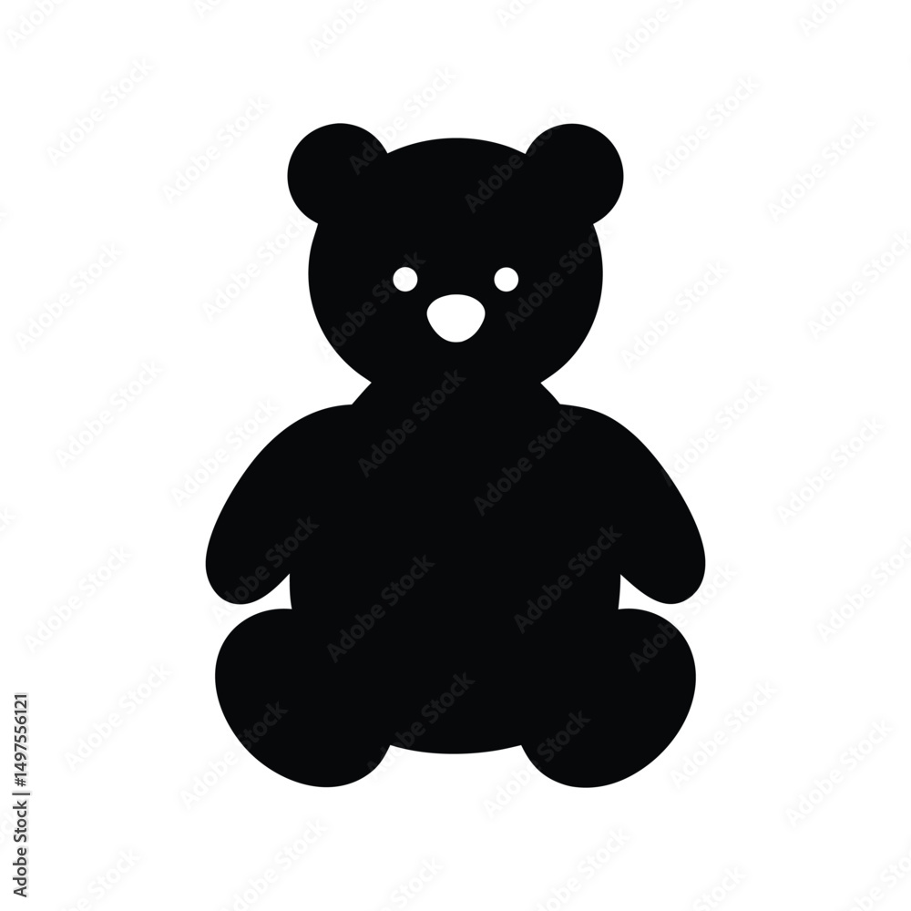 Naklejka premium teddy bear vector illustration