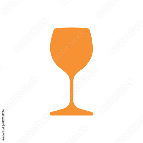 glass of champagne vector