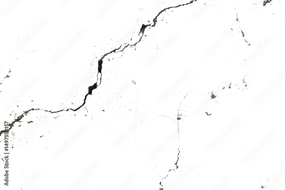 Fototapeta premium transparent cracked wall particle texture