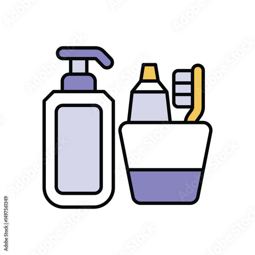 Toiletries Icon vector