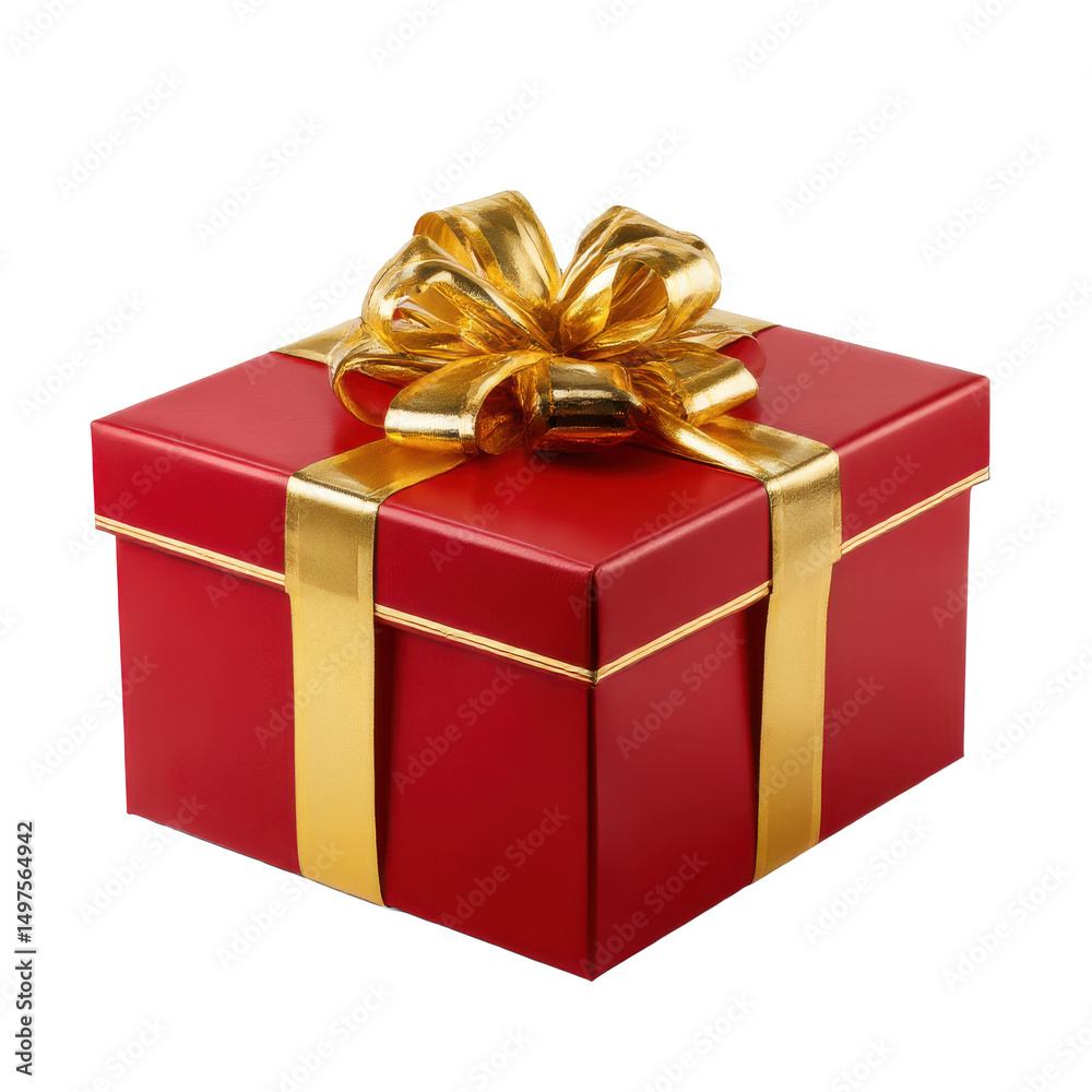 Obraz premium gift box isolated on white background