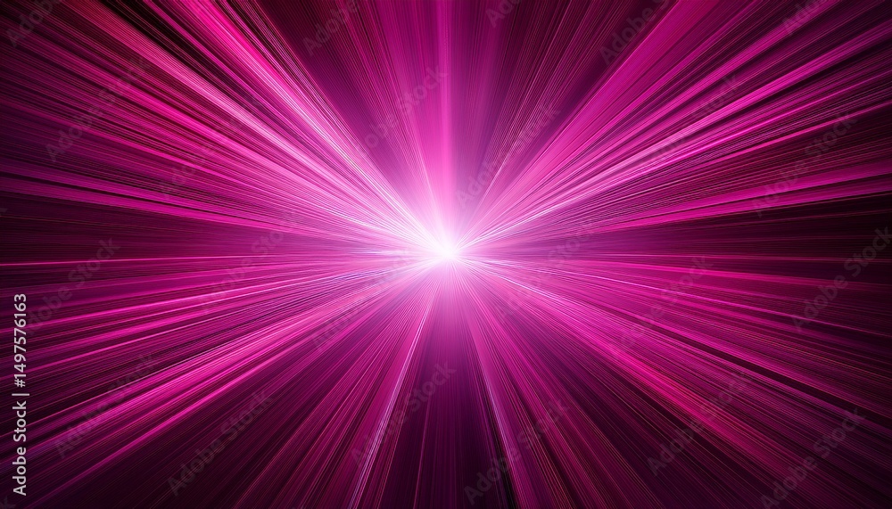 Fototapeta premium abstract background with dark pink light rays