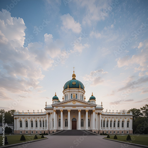 Hermitage Pavilion in Tsarskoye Selo, St. Petersburg, Russia