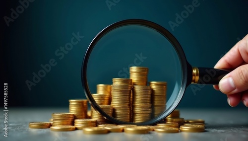 Money makes money investment concept photo