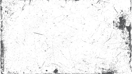 Vintage pattern with monochrome grunge surface. Features chips cracks scuffs and worn textures. Old black and white design perfect for grunge lovers.
