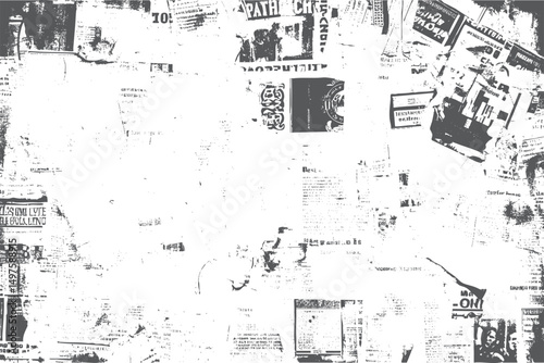 Grainy texture overlay in distressed form. Black sketch lines roughen surface dramatically. Dust particle noise creates visual depth.