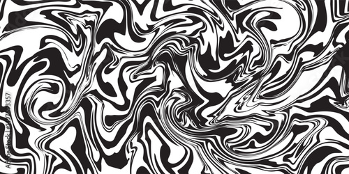 Fototapeta Naklejka Na Ścianę i Meble -  Abstract hypnotic spinning lines background. Black and white vertical tunnel wallpaper. Psychedelic twisted stripes pattern. Spiral template for posters, banners, cover. Vector optical illusion