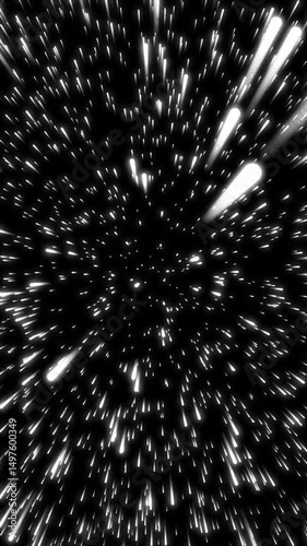 Vertical Infinte Star Space Motion Background  photo