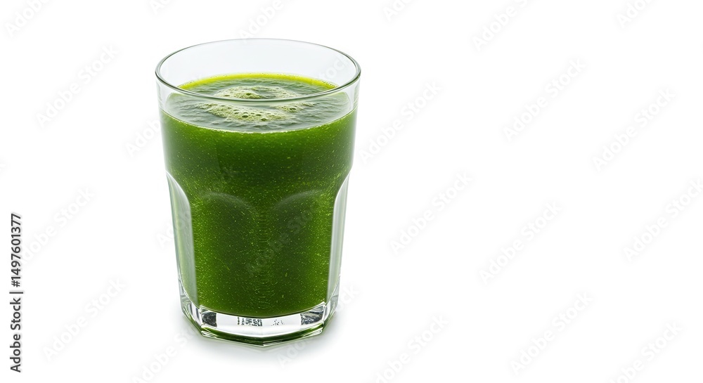 Green smoothie in a glass Green smoothie in a glass