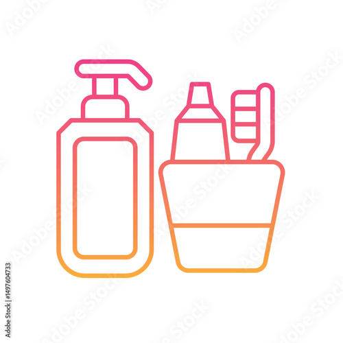 Toiletries Icon vector