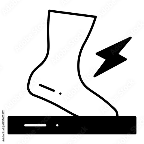 Sore Movement dualtone icon

