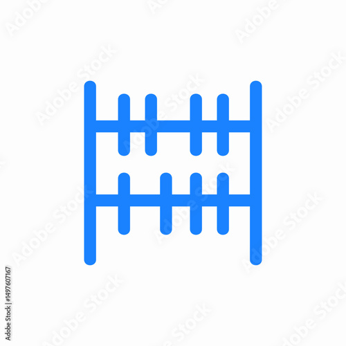 abacus calculator icon sign vector