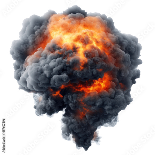 Isolated Explosion Cloud