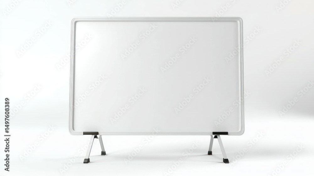 Whiteboard isolated on white background Whiteboard isolated on white background