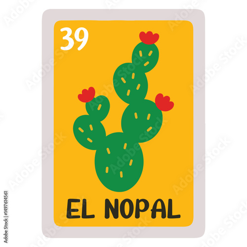 Christmas nopal illustration, Merry Christmas clipart, Christmas Fiesta Digital Design sublimation
