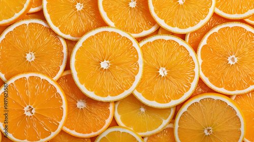 background of orange slices