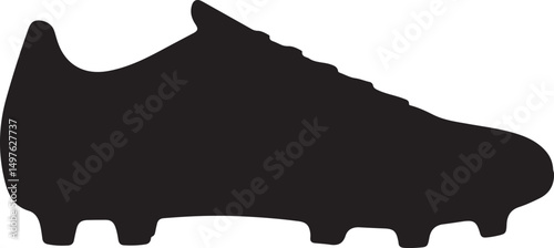 Football Boots icon template black color editable. Football Boots icon symbol Flat vector illustration for graphic and web design.