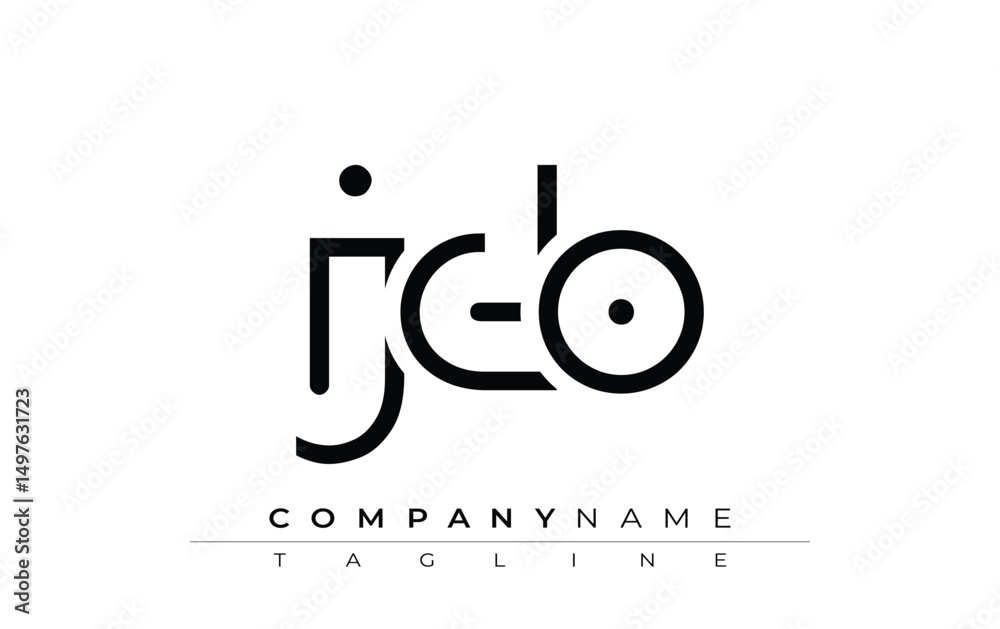 JDO abstract letter design. Modern Business Logo Design With Abstract Typography and Contemporary Style JDO abstract letter design. Modern Business Logo Design With Abstract Typography and Contemporary Style