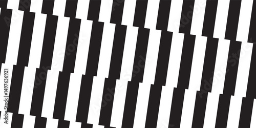 Repeating zigzag lines wallpaper. Thunder bolt background. Electric power, flash light, jagged stripes pattern. Superhero, boom, speed or surprise anime cartoon print. Vector graphic illustration.