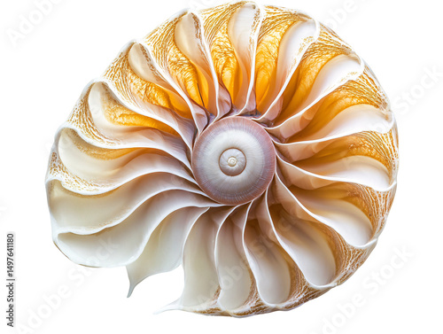 a close up of a shell