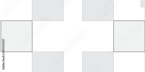 Wallpaper Mural Black dark abstract background. Geometric symmetry. Geometric white wallpaper for certificate, presentation, landing page
 Torontodigital.ca