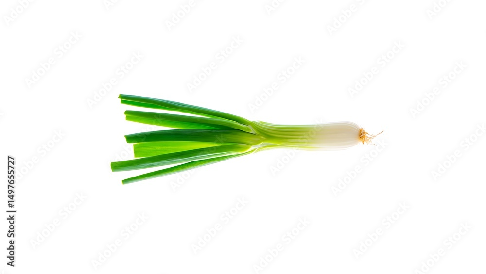 Obraz premium Fresh green onion food images, east asian, photos, south asian indigenous hispanic or latinx illustration, horizontal