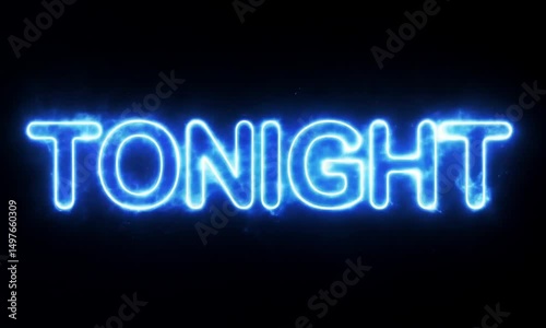 Glowing Blue Neon 