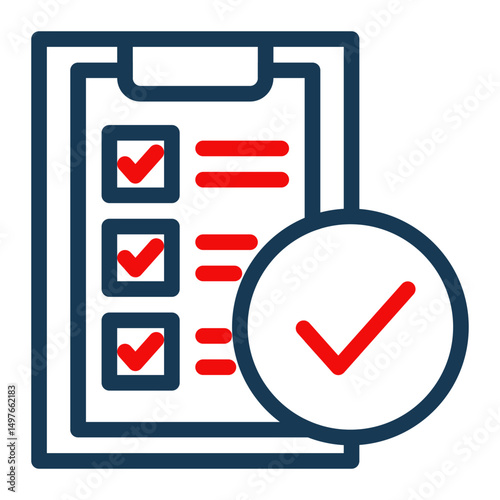 Confirmation Icon # Notary Pack Themes # Outline Color Style