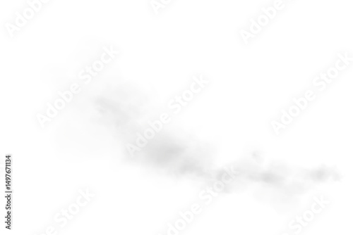 Ethereal gray fog drift - a delicate layer of smoke floating in the air, perfect for abstract moods, visual effects or design patterns