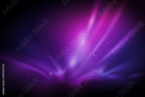 Abstract Purple and Pink Nebula Background Cosmic Dust and Galaxy Design