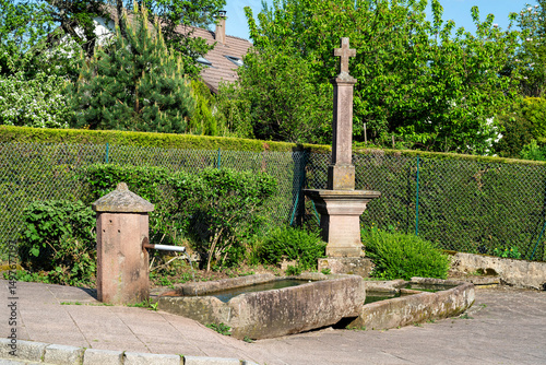 Brunnen in Provenchères-sur-Fave