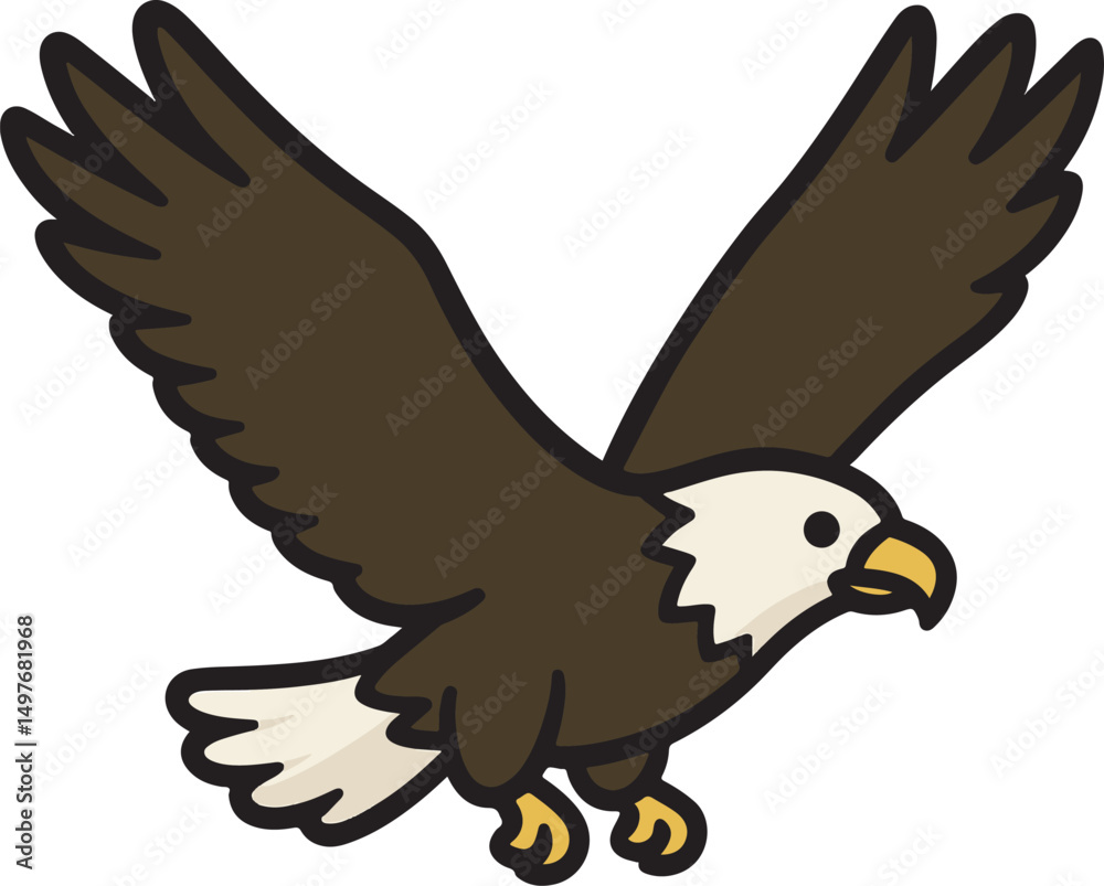 Obraz premium eagle in flight