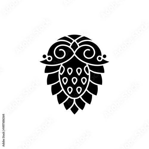 creative details beer glyph icon vector illustration 