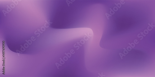 Light purple wave abstract background. Gradient. The surface texture of the fabric is firm. Dark colored background with space for design. Plum eggplant color combination