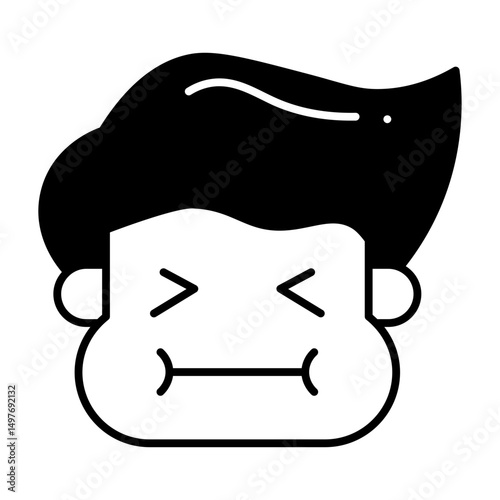 Nausea dualtone icon

