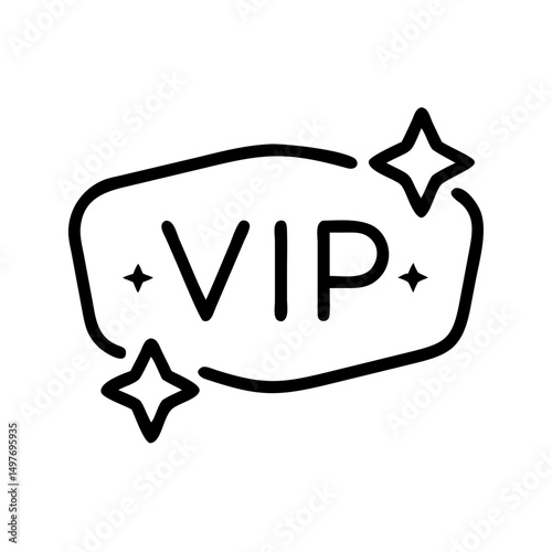 VIP invitation design, elegant black and white style, for exclusive events