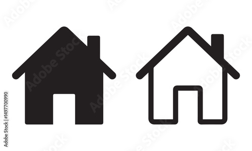 House icon. home isolated on transparent background, home PNG. vector illustration eps file.