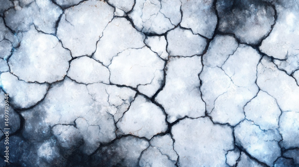 Fototapeta premium Cracked earth surface texture