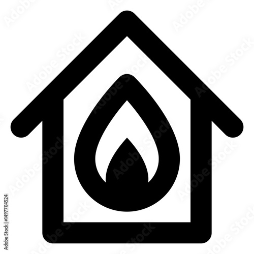 burning city real estate home house housing