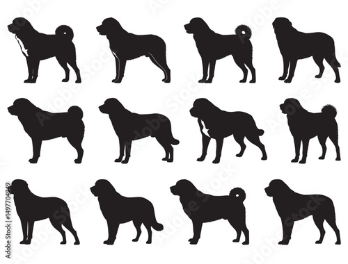 ANATOLIAN SHEPHERD DOG SILHOUETTE
